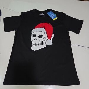 NWT Eighty Eight Brand Boys SIZE 16 YOUTH Shirt Skull Santa B9